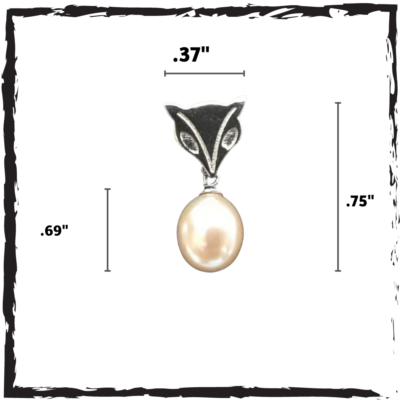 The drop pearl earrings