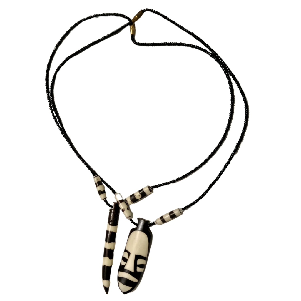 Handmade African Bone Necklace- African Jewelry