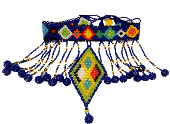 Handmade Ethnic Choker Necklace-Bead choker necklace - Image 12
