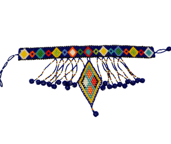 Handmade Ethnic Choker Necklace-Bead choker necklace - Image 8