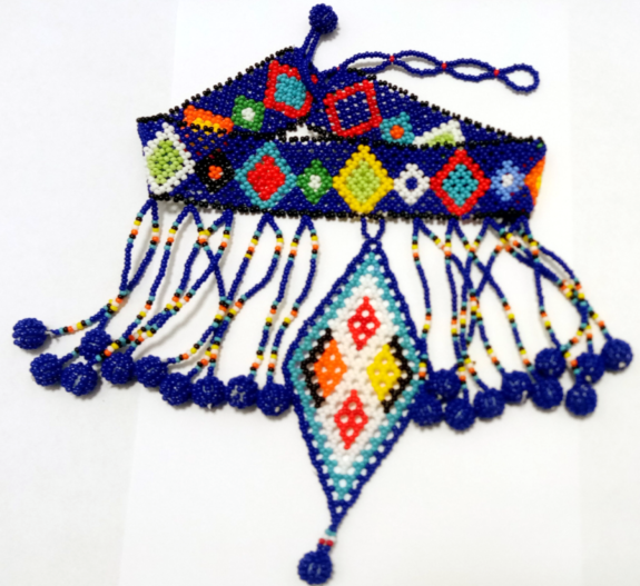 Handmade Ethnic Choker Necklace-Bead choker necklace - Image 11