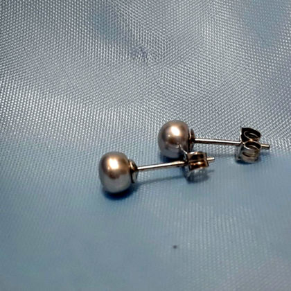 AAA Freshwater Pearl Stud Earrings for Women – 5mm & 6mm Sizes – Hypoallergenic Classic Jewelry in 5 Elegant Colors - Image 17