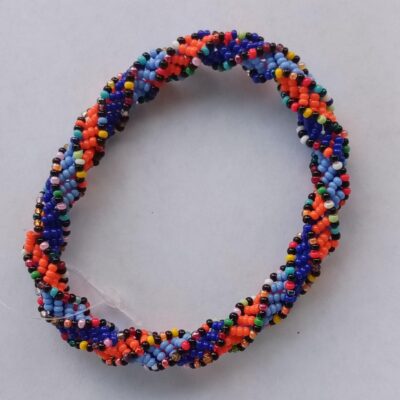 The beaded bracelets