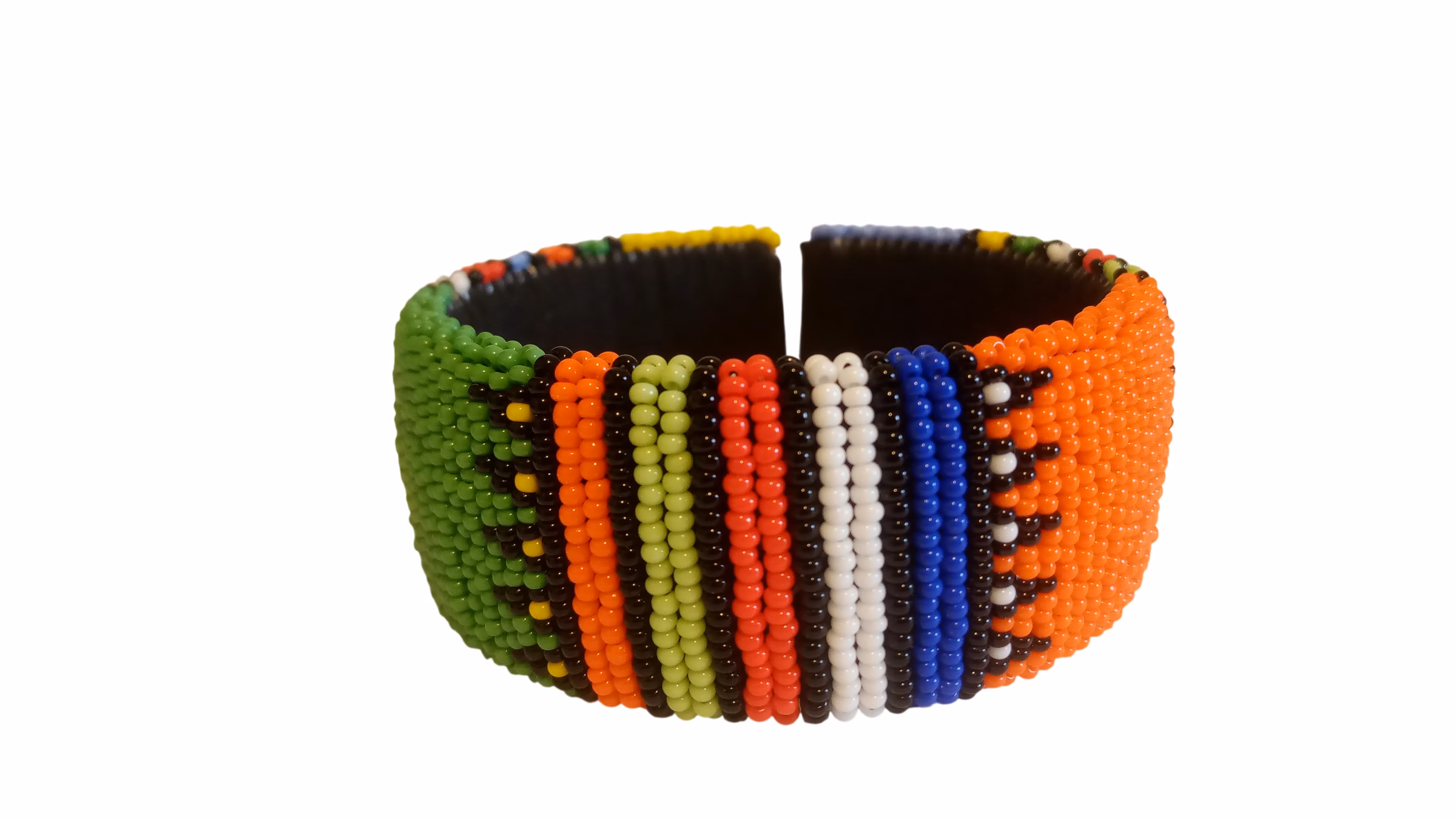 Handmade open cuff bracelet ZULU MASAI