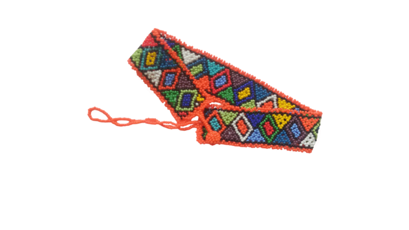 Handmade Zulu, Maasai African Bead Choker Necklace – Ethnic Tribal Beaded Collar - Image 24