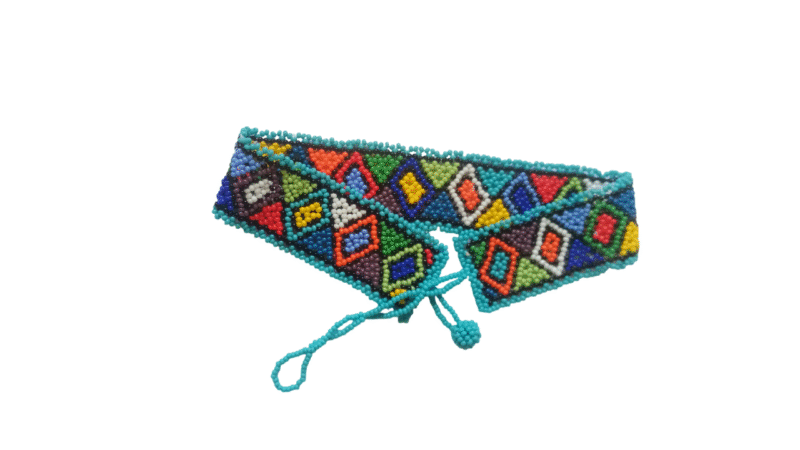 handmade-maasai-african-bead-choker-blue