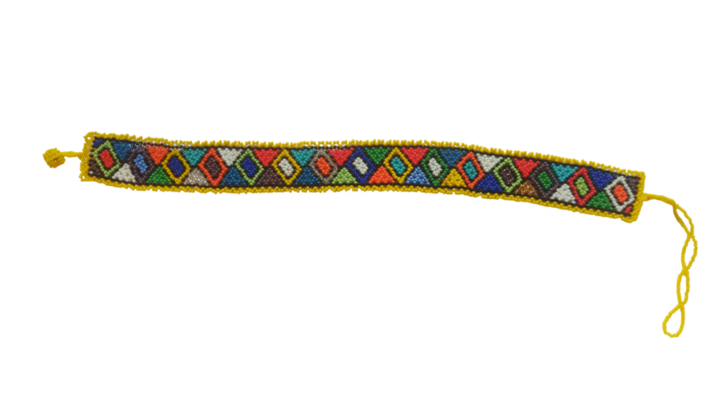 Handmade Zulu, Maasai African Bead Choker Necklace – Ethnic Tribal Beaded Collar - Image 22