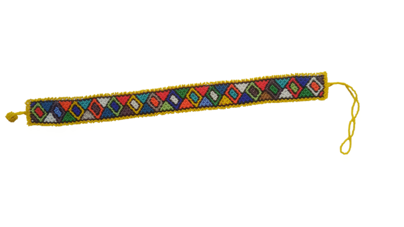 Handmade Zulu, Maasai African Bead Choker Necklace – Ethnic Tribal Beaded Collar - Image 23