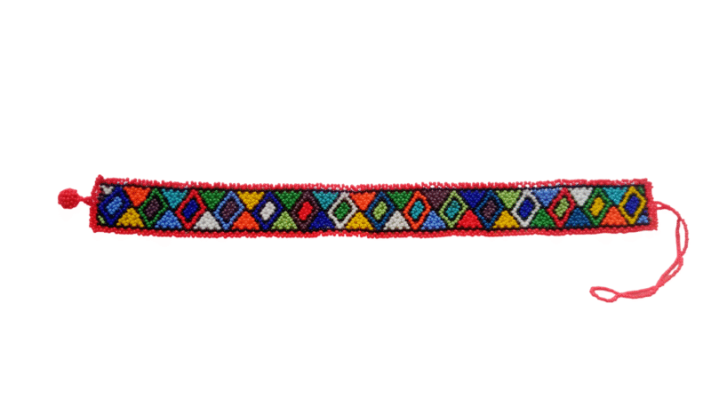 Handmade Zulu, Maasai African Bead Choker Necklace – Ethnic Tribal Beaded Collar - Image 14