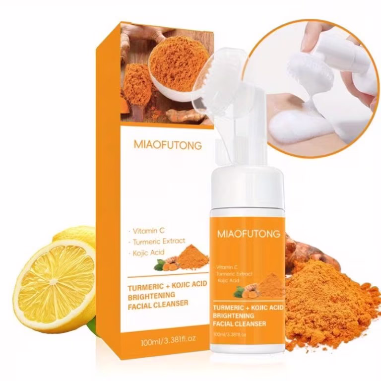 turmeric kojic acid facial cleanser