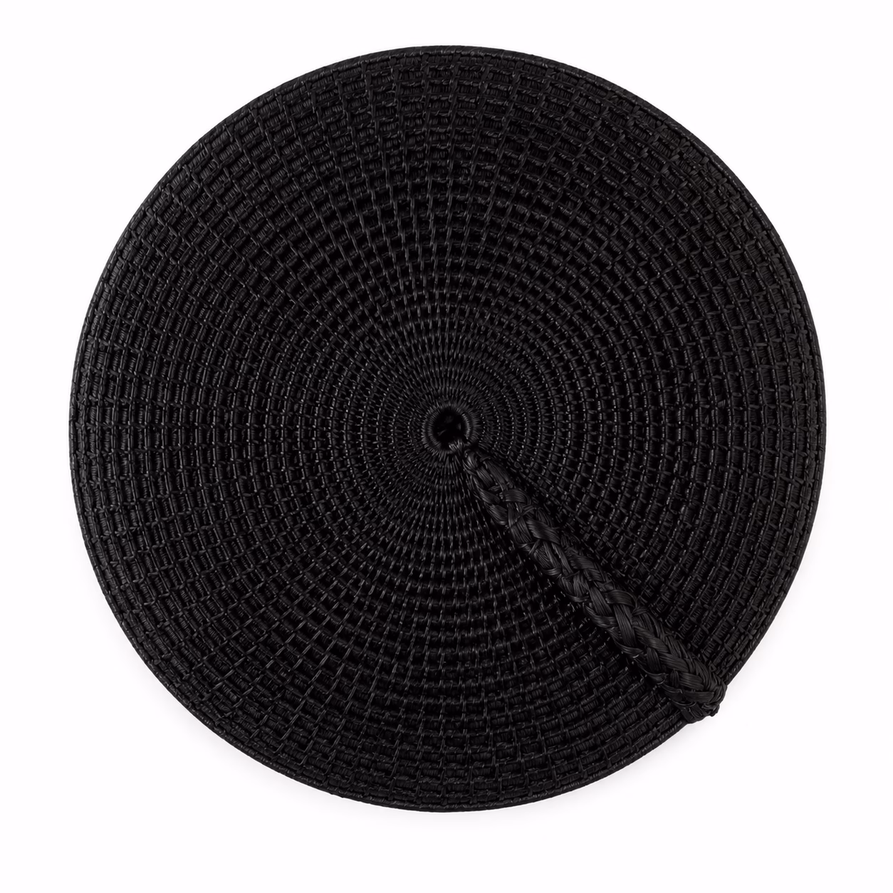 Handmade Zulu Hat- Black top woven pattern